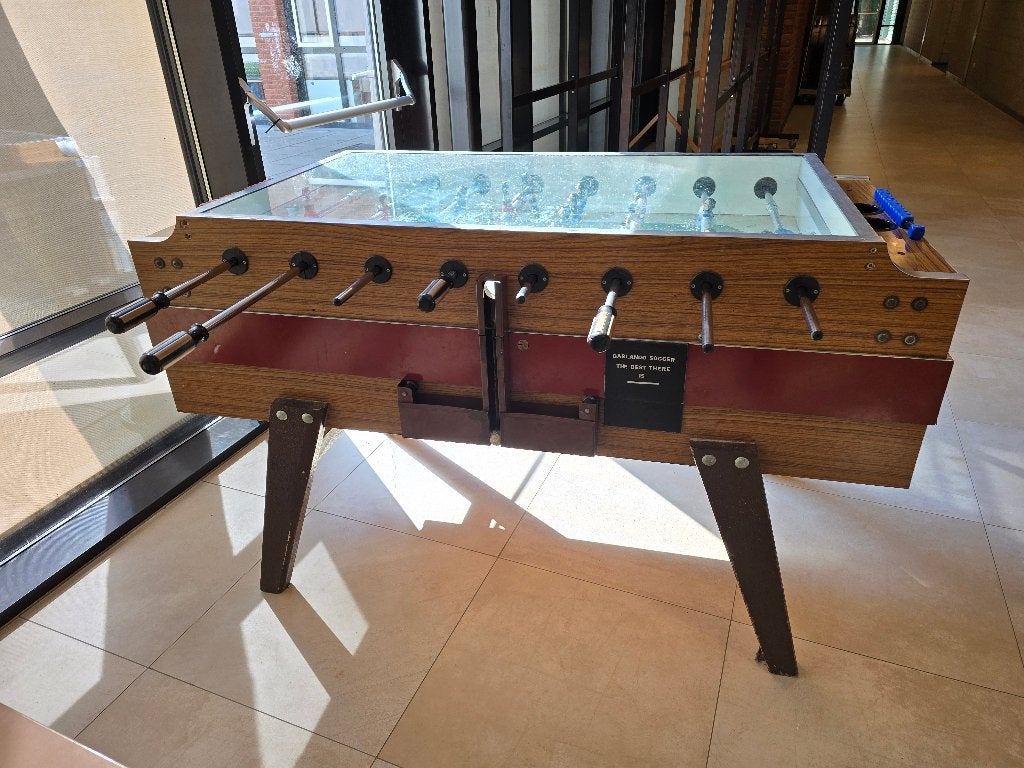 Voetbaltafel T.E.A.B., Ophalen, Gebruikt