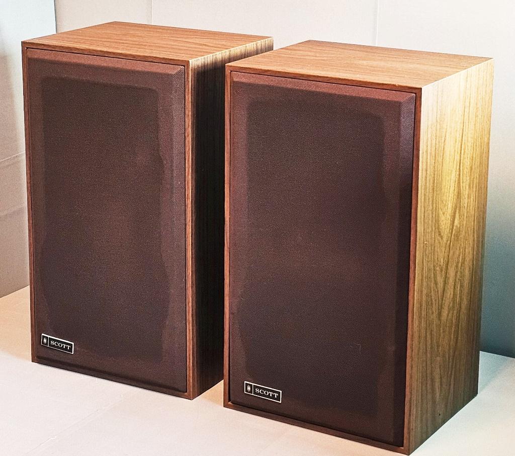 H.H. Scott S-176 vintage speakers (1977) in zeer goede staat, Overige merken, Gebruikt, Ophalen of Verzenden, Minder dan 60 watt