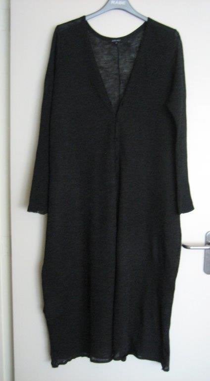 Prachtig verfijnd zwart maxi vest HEBBEDING - 3L snazzeys, Kleding | Dames, Verzenden, Zwart, Nieuw, Maat 42/44 (L)
