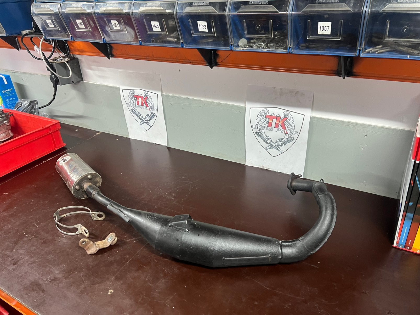 Derbi/aprilia leovince 50/70 onderlangs, Gebruikt, Onderlangs, 50/70, Ophalen of Verzenden
