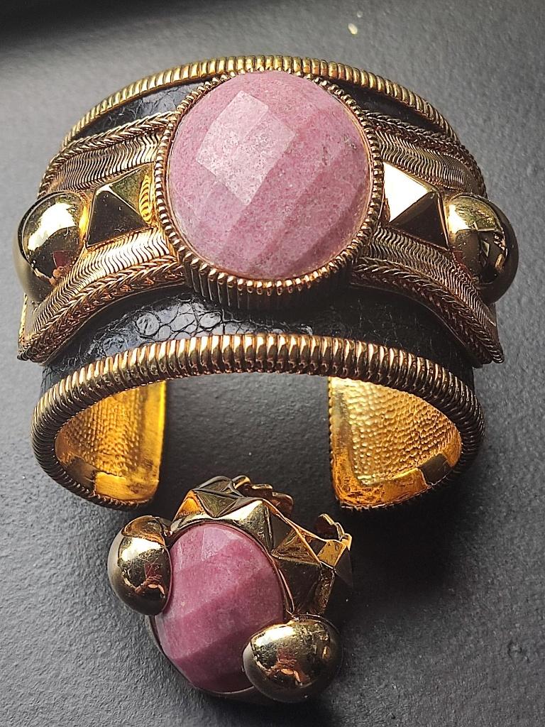 Roberto cavalli ring en armband, Verzenden, Zo goed als nieuw, Overige kleuren, Overige materialen