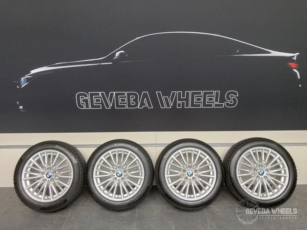 17” originele BMW 3 serie G20 G21 velgen winterbanden 5x112, Gebruikt, -, -, Banden en Velgen