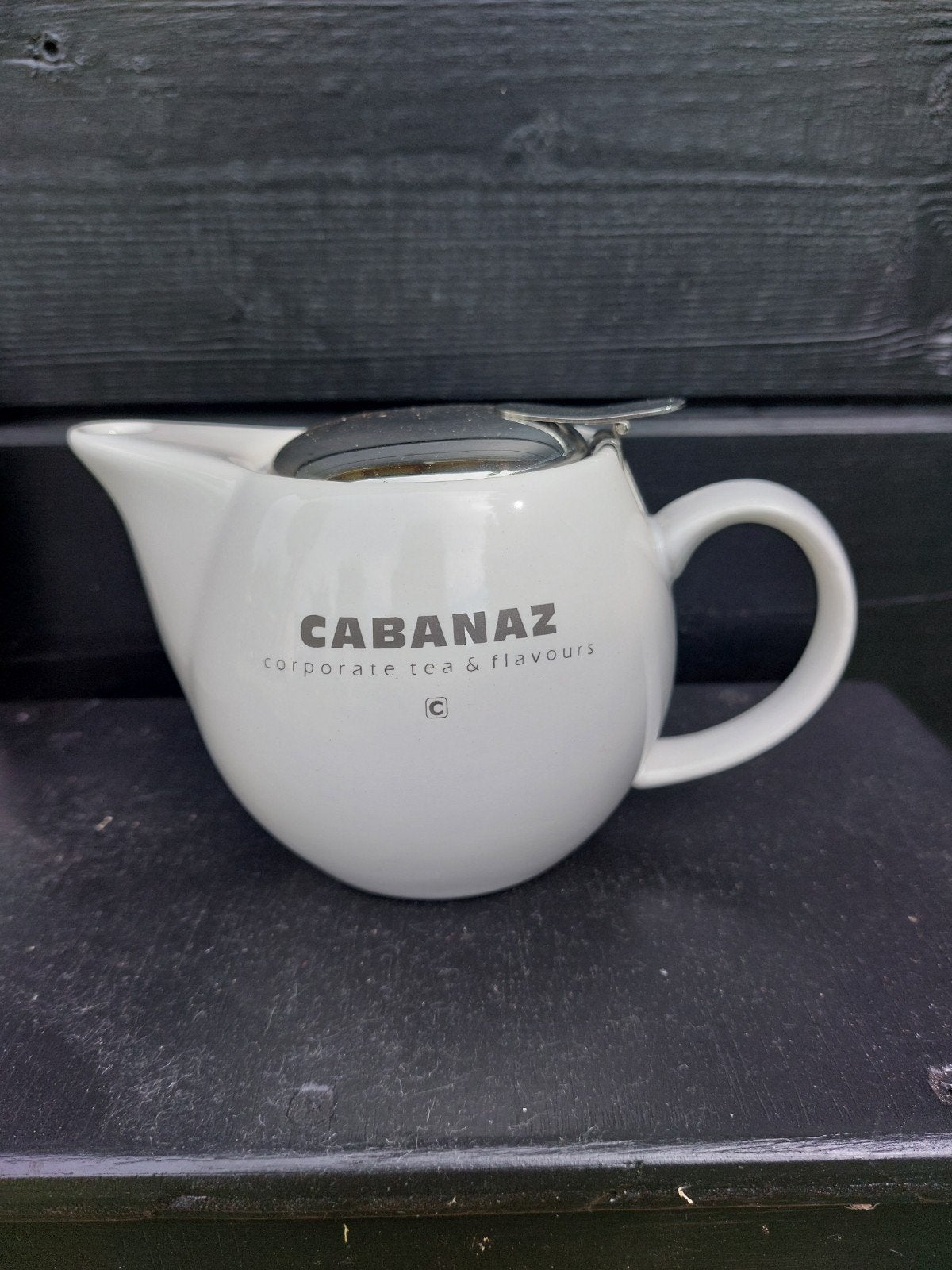 CabanaZ Theepot 500ml met RVS filter - Nieuw in doos, Huis en Inrichting, Theepot/fluitketel, Nieuw, Ophalen of Verzenden, Steen/keramiek