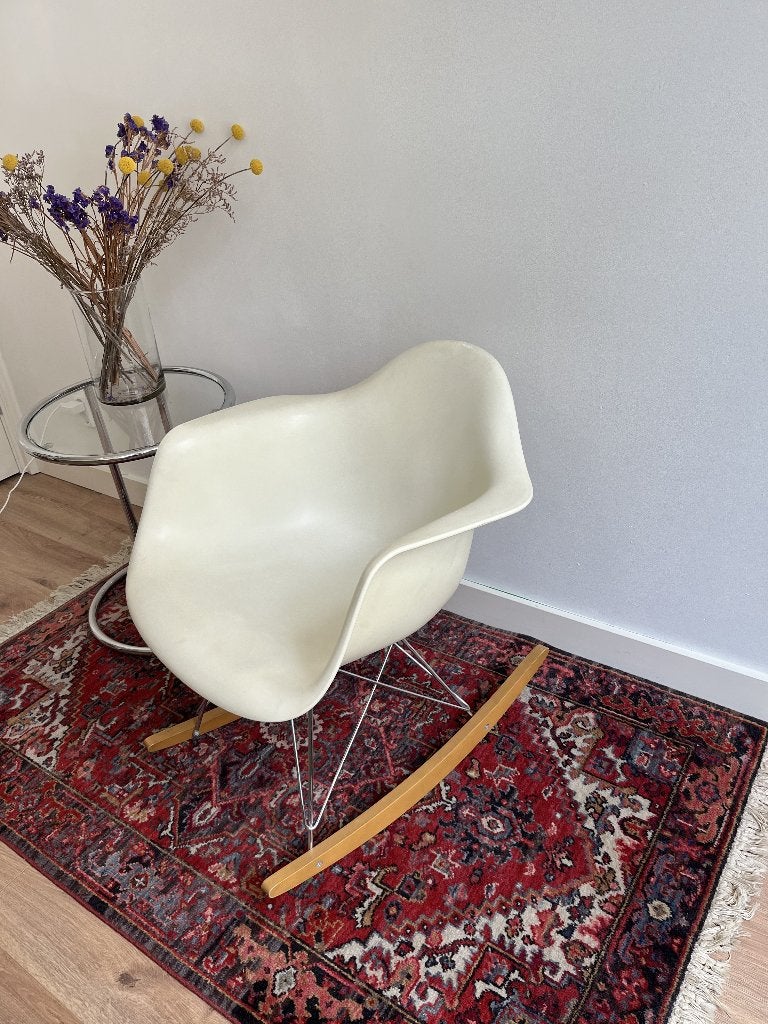 Originele Vitra Eames RAR Rocking Chair | Wit | Vintage, Ophalen, Gebruikt, Wit, Eén