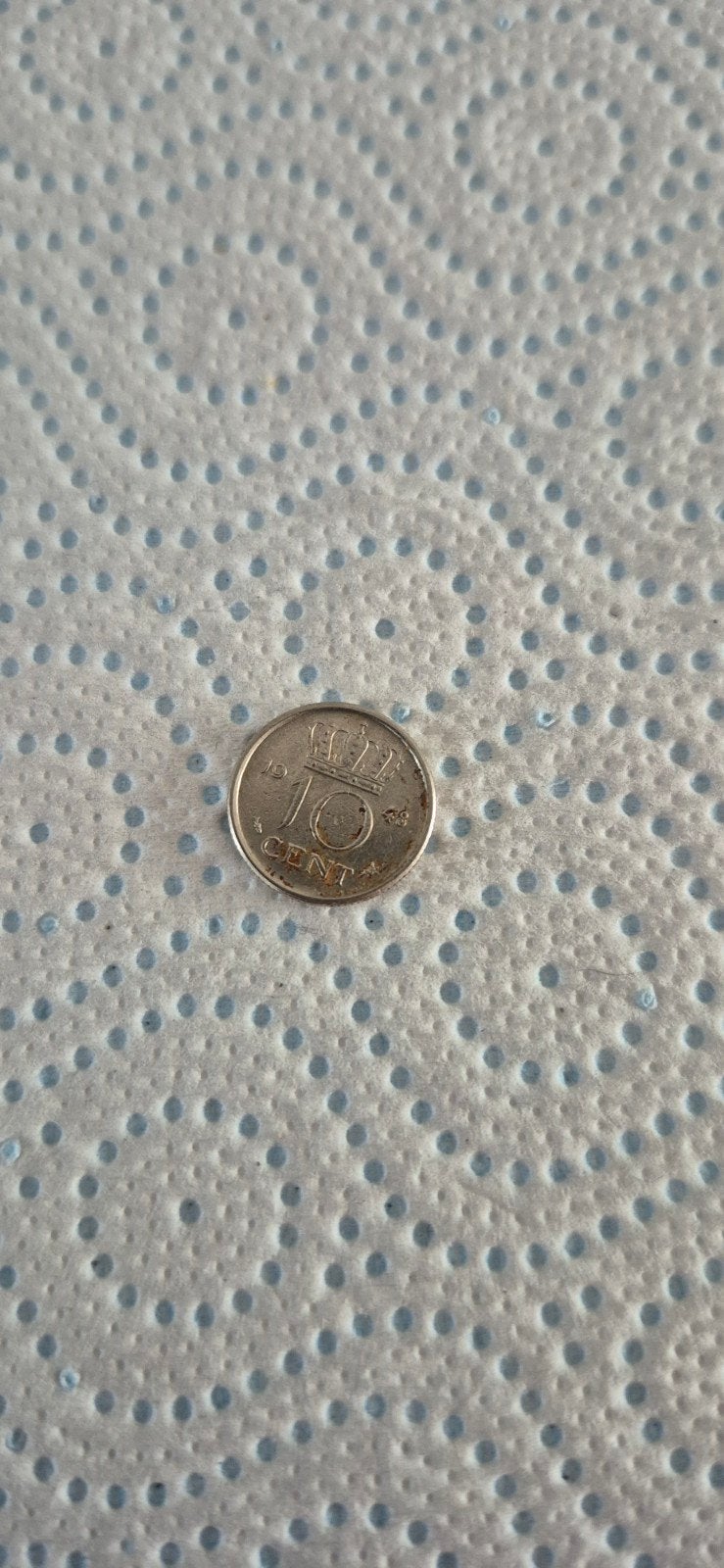 1948 dubbeltje. 10 cent Wilhelmina, Postzegels en Munten, Ophalen of Verzenden, Koningin Wilhelmina, 10 cent, Losse munt