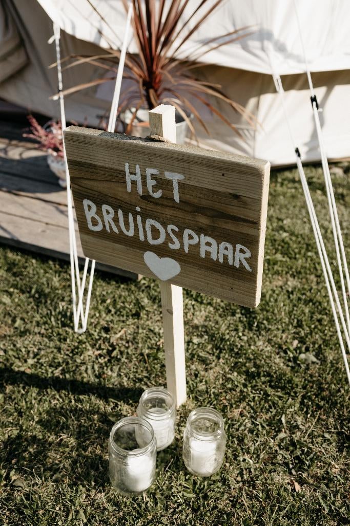 Bruiloft decoratie - glazen potten - windlicht, Ophalen of Verzenden, Gebruikt, Geboorte of Huwelijk