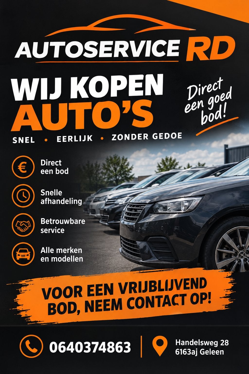 WIJ KOPEN JOUW AUTO – DIRECT EEN GOED BOD!, Auto diversen