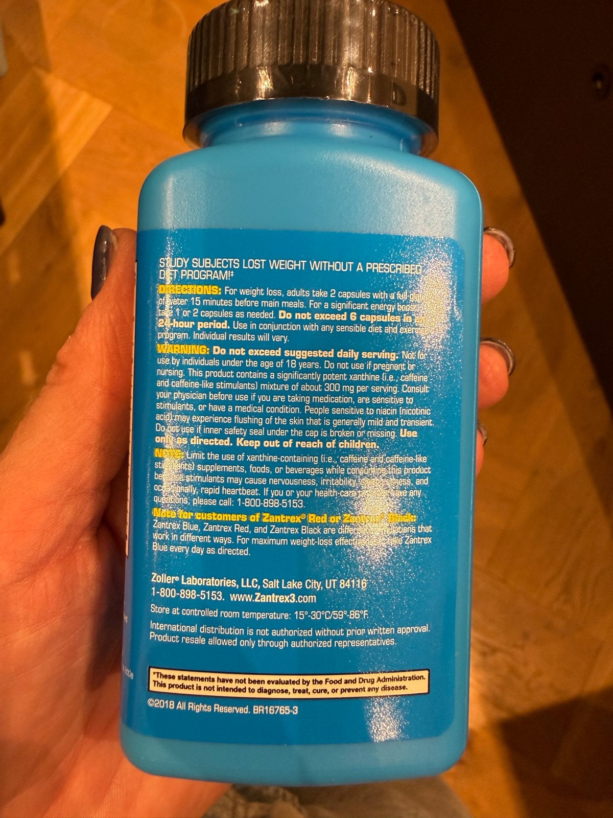 Zantrex Blue - Voedingssupplement voor gewichtsverlies, Ophalen of Verzenden, Nieuw, Overige typen