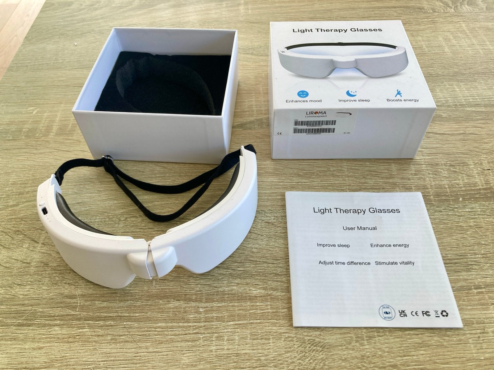 Lichttherapie Bril - Verbeter Slaap & Energie, Ophalen of Verzenden, Zo goed als nieuw, Overige typen
