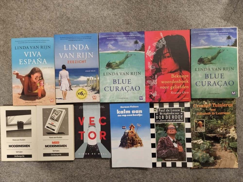 11x boeken thriller Linda van Rijn, humor Herman Finkers, Ophalen, Zo goed als nieuw, Herman Finkers, Verhalen