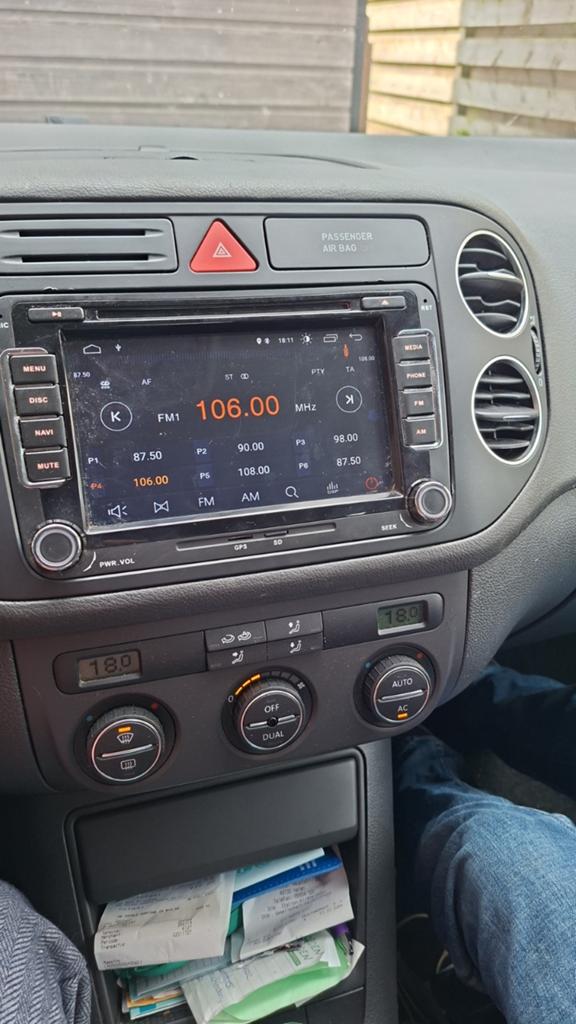 Vw Unit touareg autoradio met Bluetooth, Auto diversen, Autoradio's, Ophalen