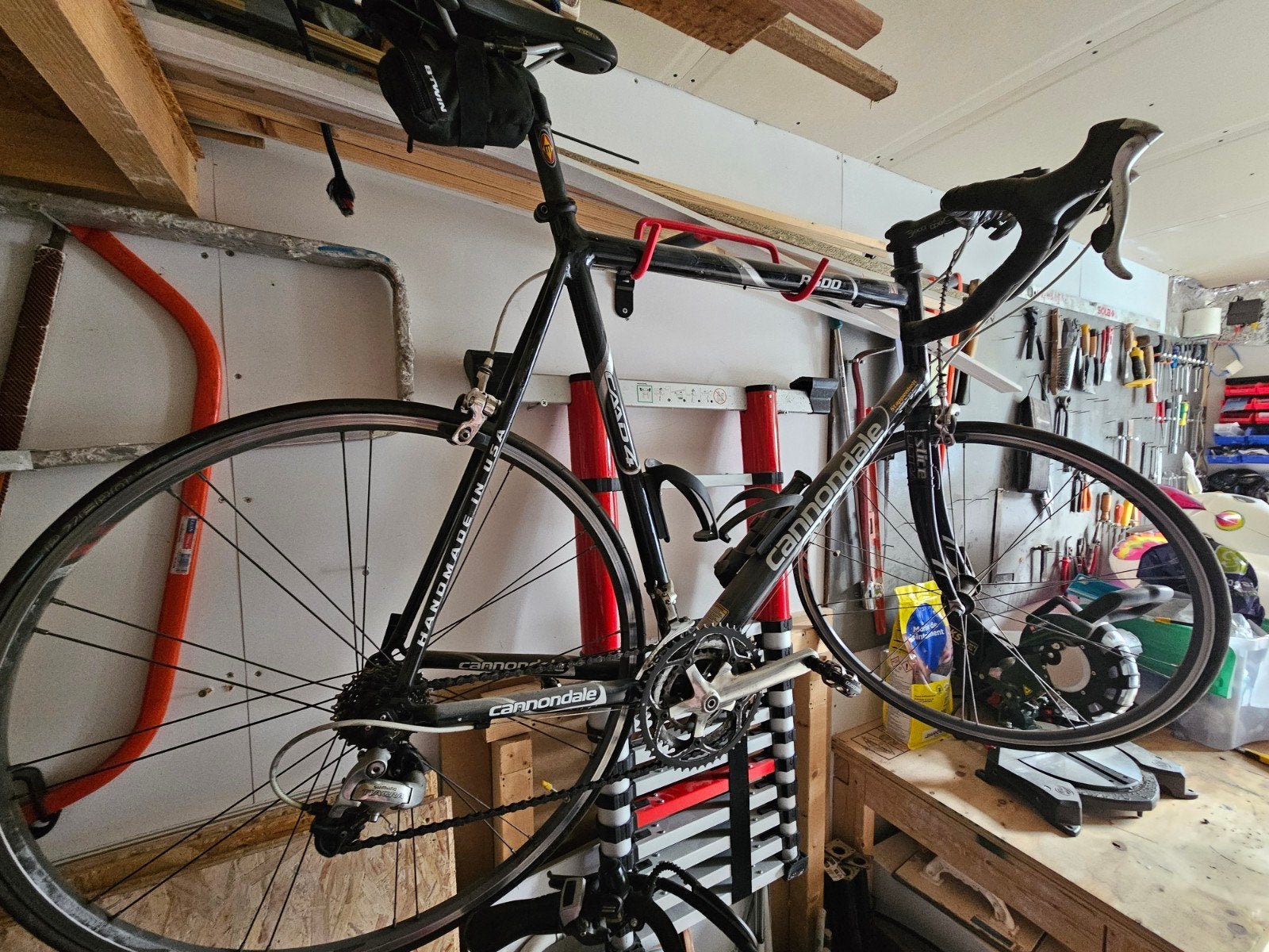 Oude Cannondale racefiets - Heeft onderhoud nodig, Gebruikt, Aluminium, Meer dan 20 versnellingen, Ophalen