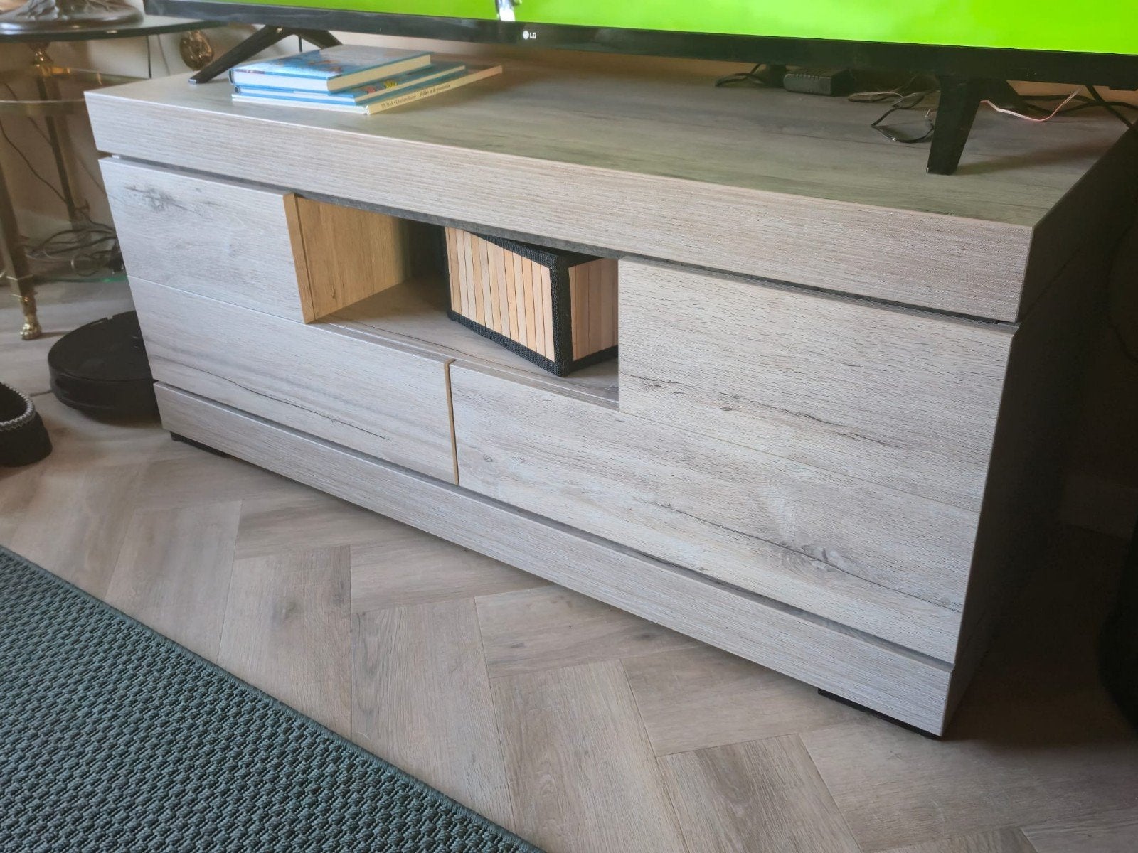 TV meubel Goossens, Ophalen, Zo goed als nieuw, 25 tot 50 cm, 200 cm of meer