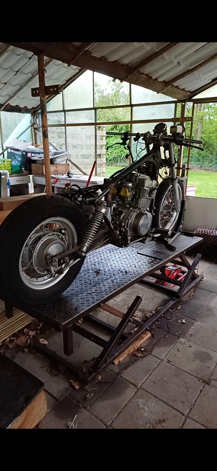 Project honda rebel, Ophalen