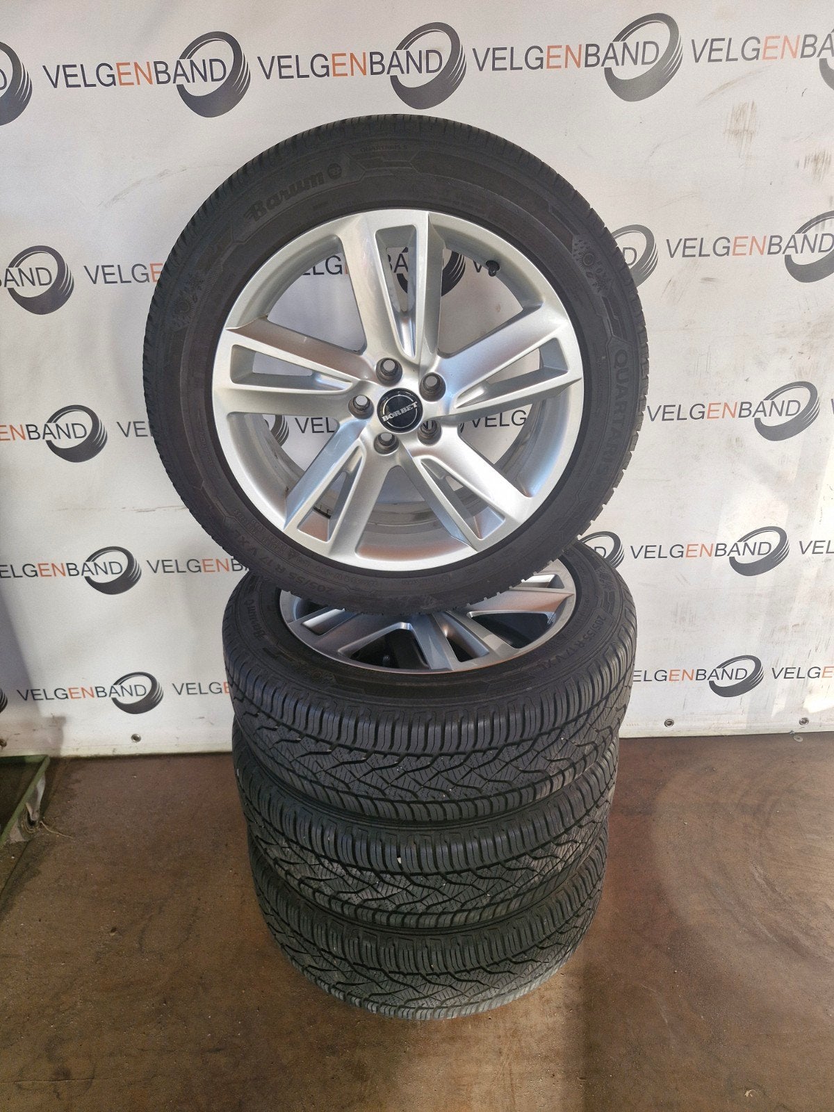 Winterset Seat Arona KJ7 5x100 205 55 17 57,1 winterbanden, Gebruikt, ., Banden en Velgen, 17 inch