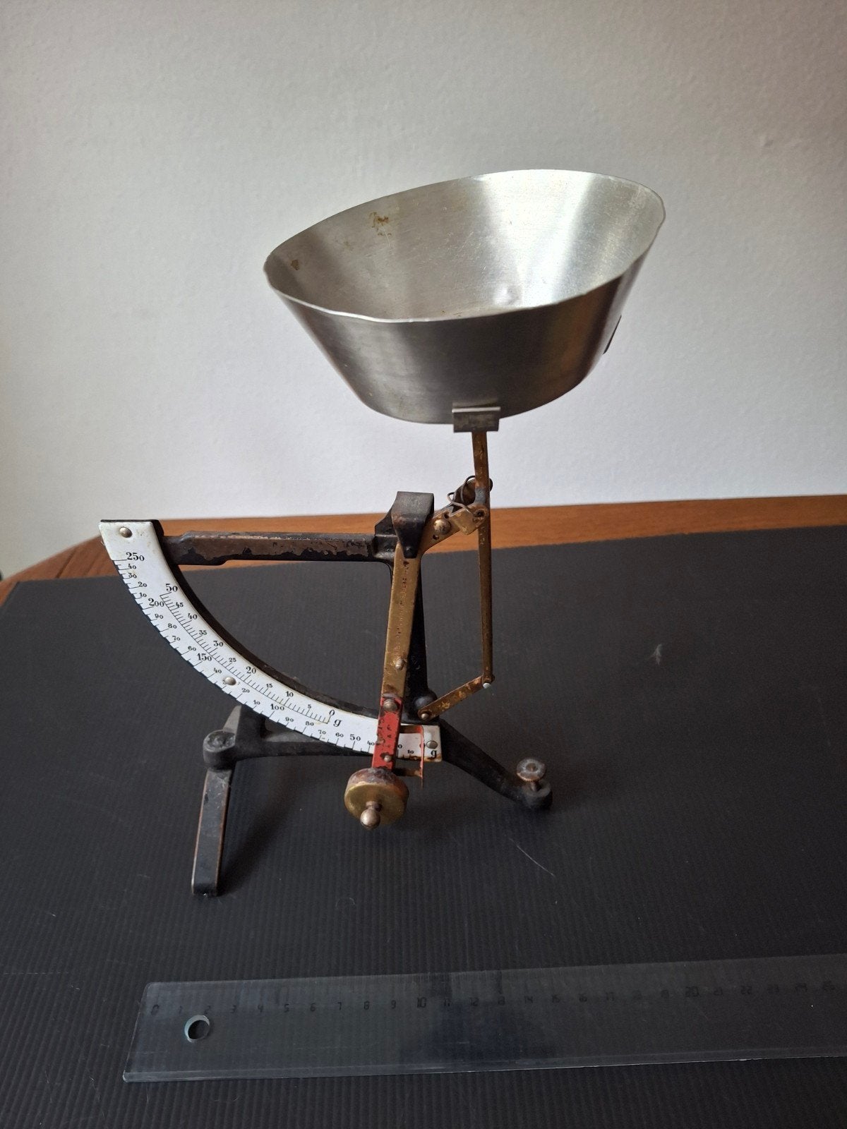 Antieke precisie weegschaal - 250g, Ophalen of Verzenden