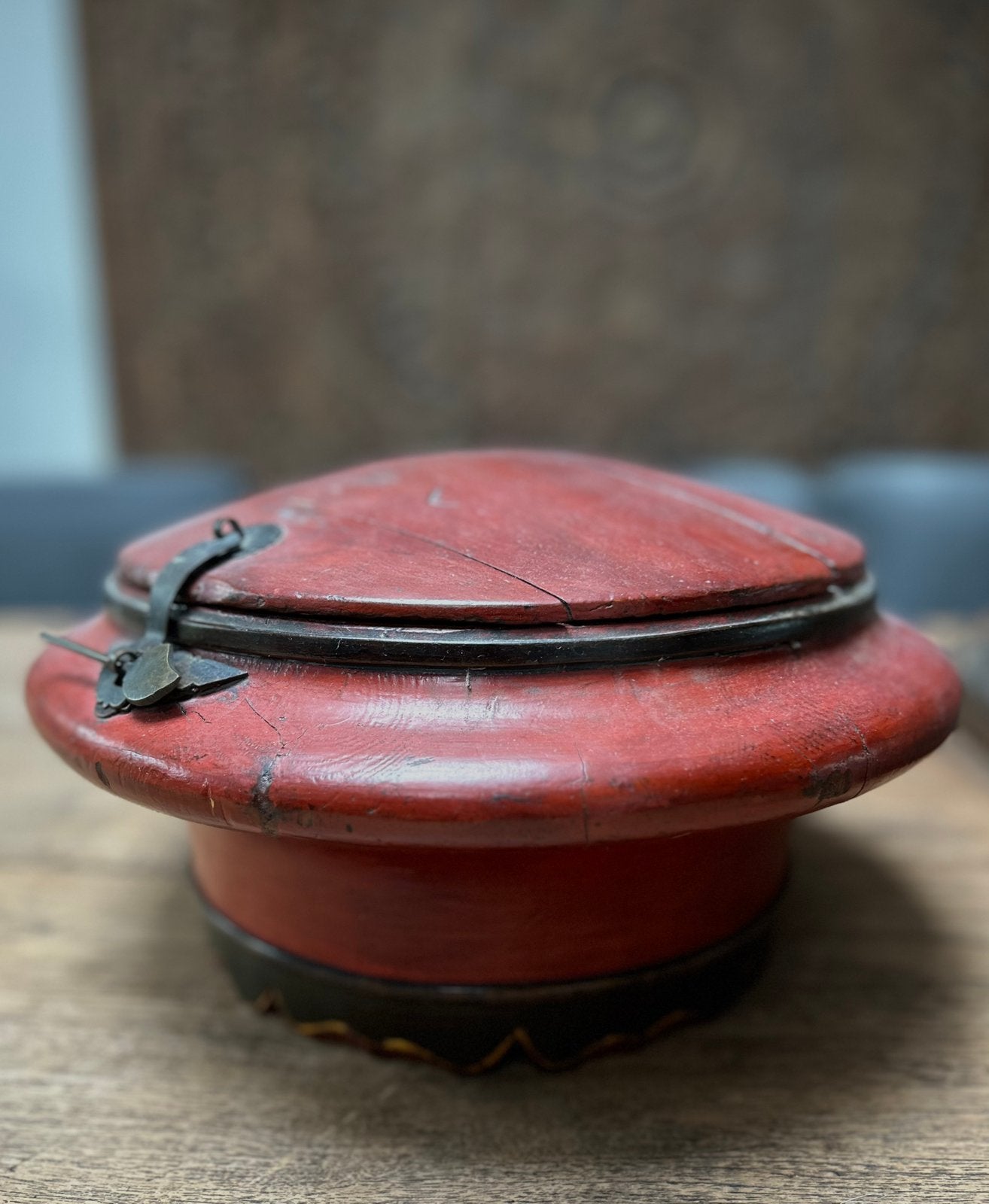 Oude Chinese rijst doos box Aziatisch oosters, Ophalen of Verzenden