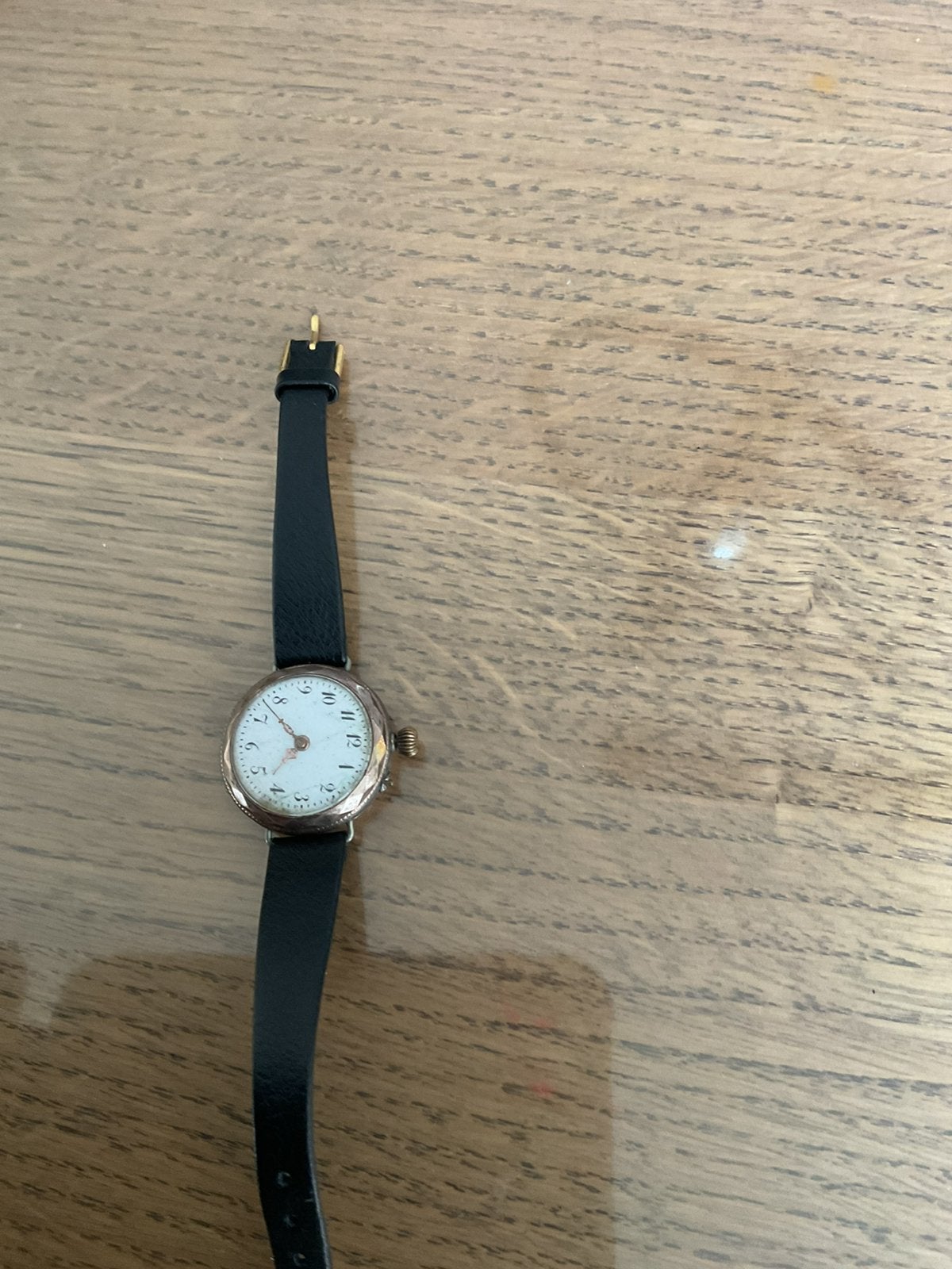DAMES HORLOGE OPWINDBAAR OUD, Gebruikt, Overige materialen, Zilver, Ophalen