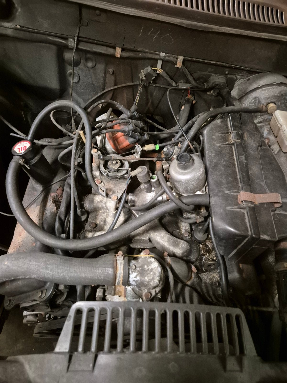Tekoop 264/262 prv 2.7 v6 motorblok goed lopend, Auto-onderdelen, Ophalen, Volvo