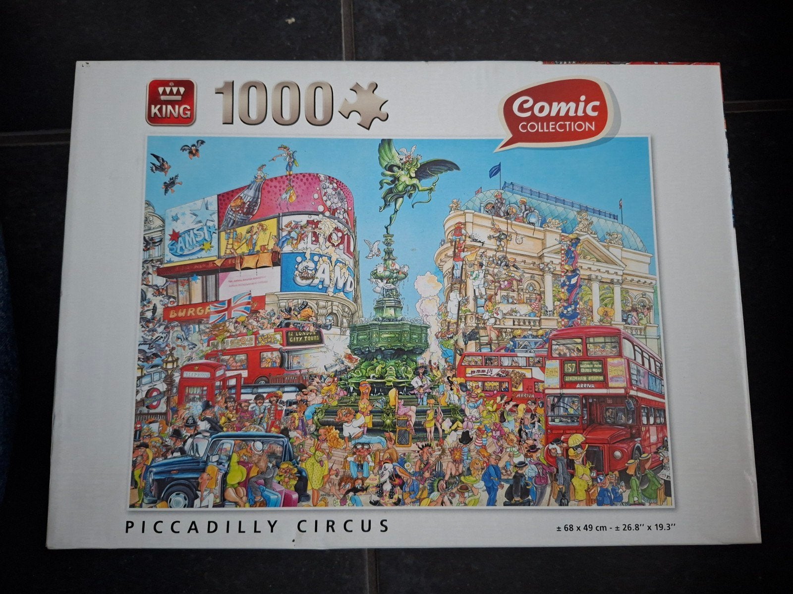 Puzzels 1000 stukjes - King Comic Collection, Ophalen, Meer dan 50 stukjes, Gebruikt, 6 jaar of ouder