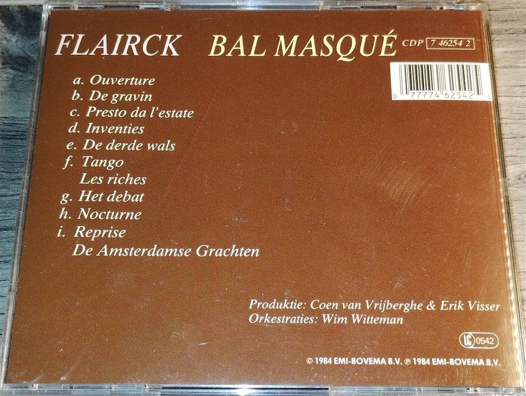 Flairck - Bal Masque, Cd's en Dvd's, Ophalen of Verzenden, Zo goed als nieuw