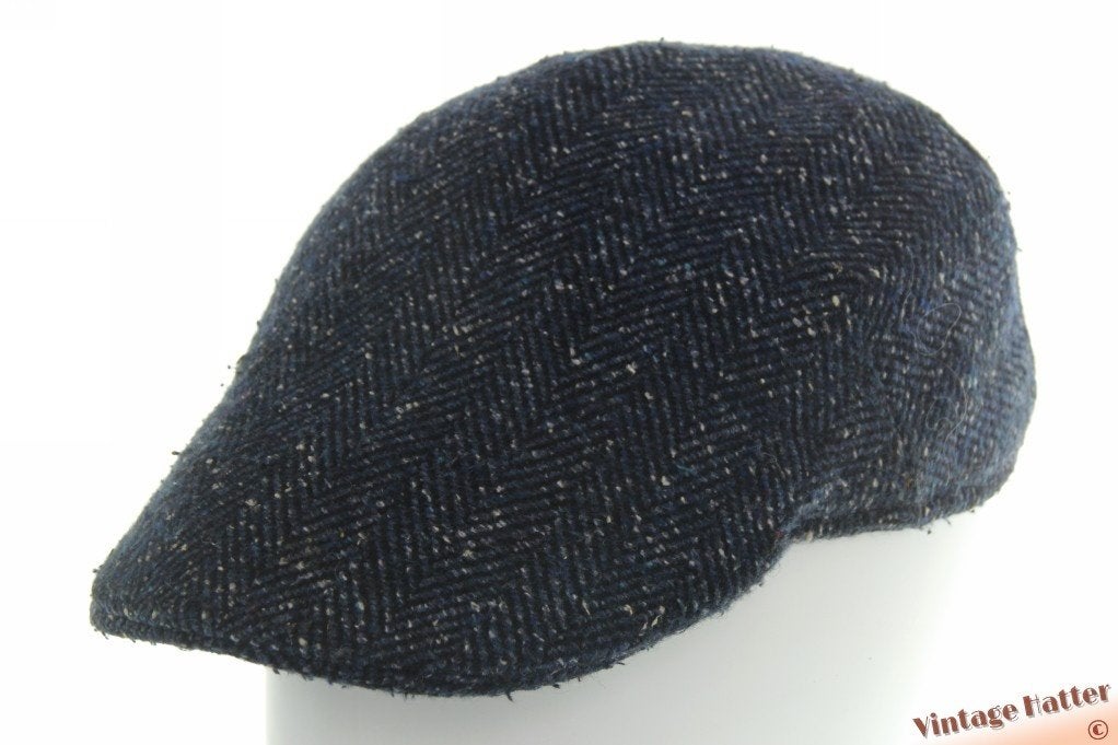 Voorgevormde platte pet Rinascente blauw visgraat wol mix 58, Rinascente, Ophalen of Verzenden, 58 of 59 cm (L, 7¼ of ⅜ inch)