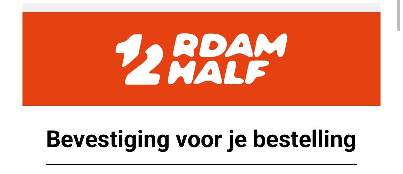 Rotterdam halve marathon, Tickets en Kaartjes, Eén persoon