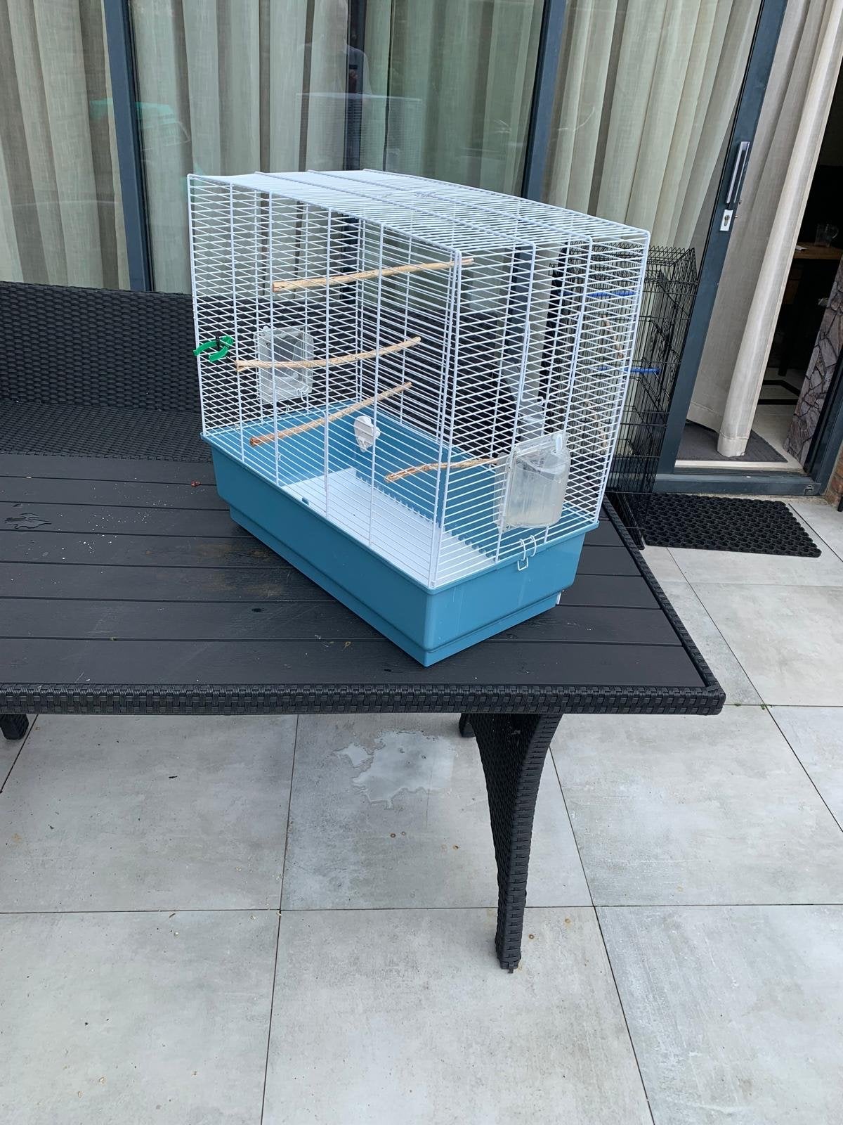 Mooie nette vogelkooi, Ophalen, Zo goed als nieuw, Metaal, Vogelkooi