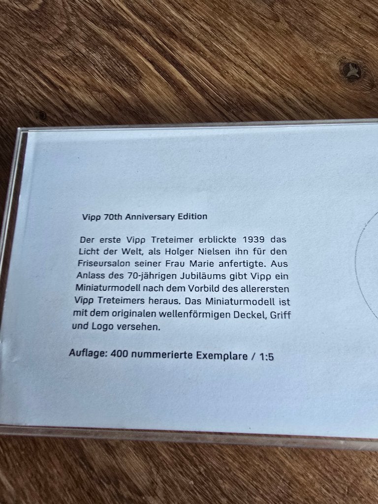 Zeldzaam! Vipp Miniature 70th Anniversary  Nr. 361 / 400, Verzamelen, Ophalen of Verzenden