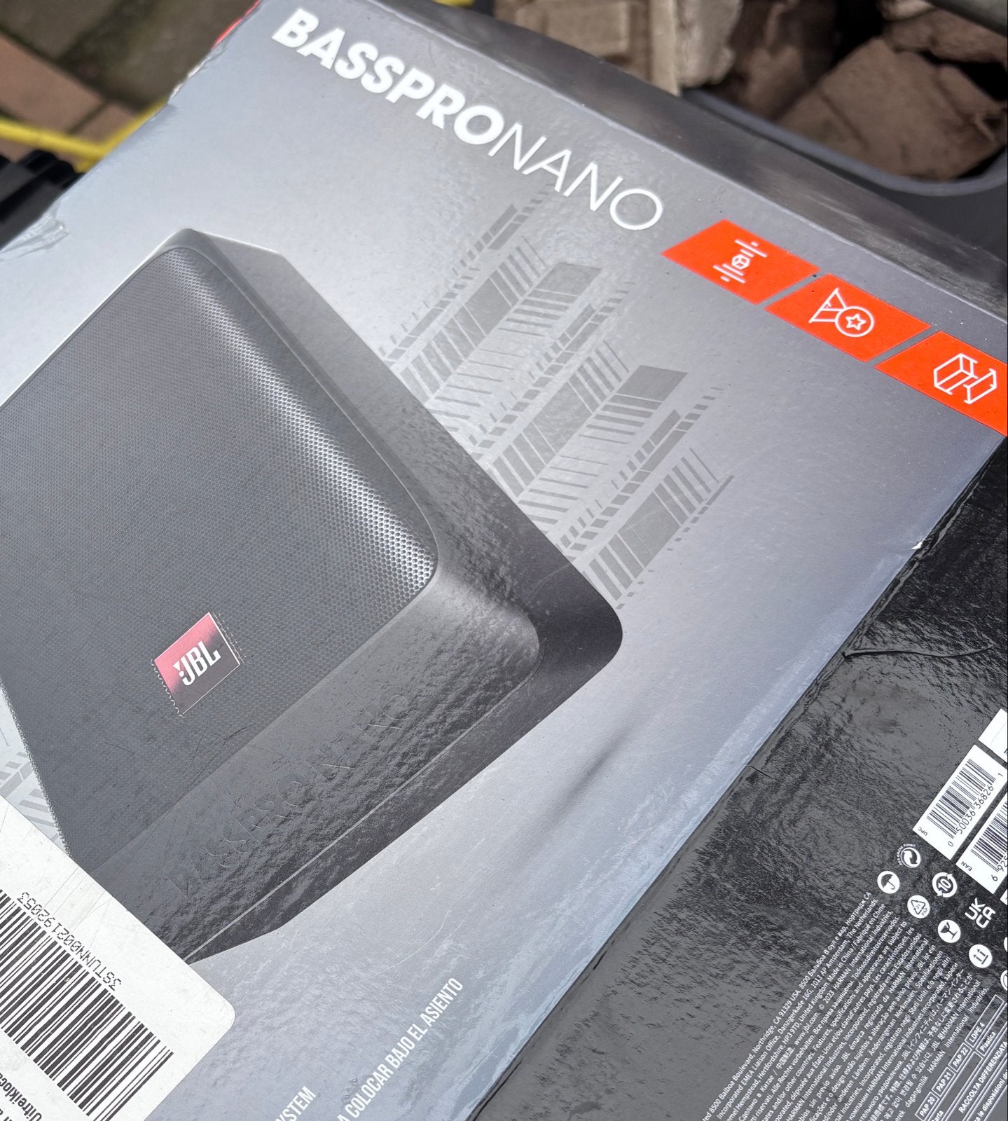 JBL BassPro Nano actieve subwoofer - Compact en Krachtig, Ophalen of Verzenden, Zo goed als nieuw