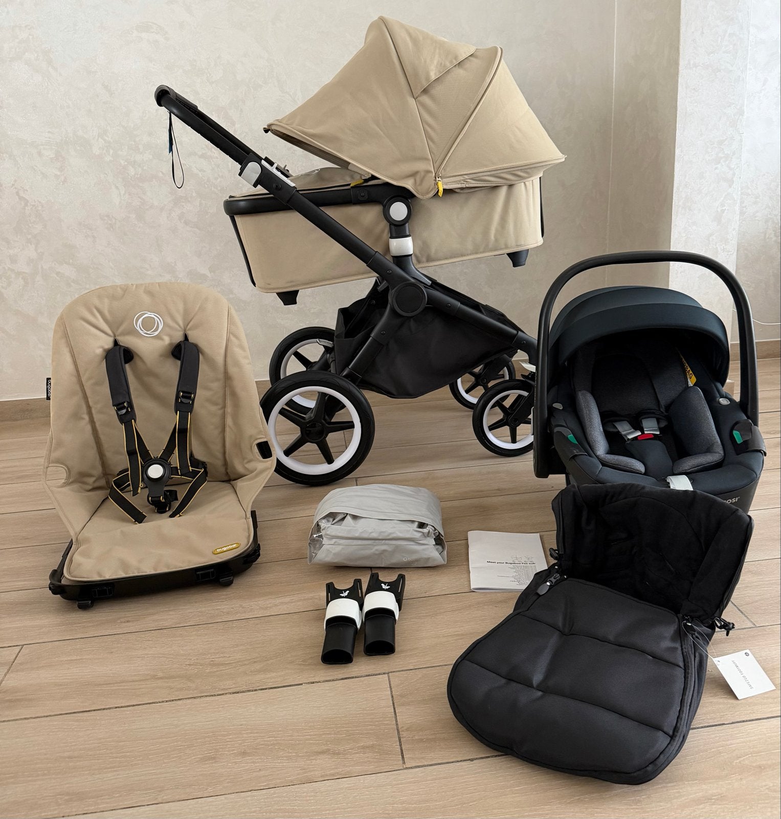 Bugaboo Fox Cub complete set met Maxi-Cosi autostoel, Ophalen of Verzenden, Zo goed als nieuw