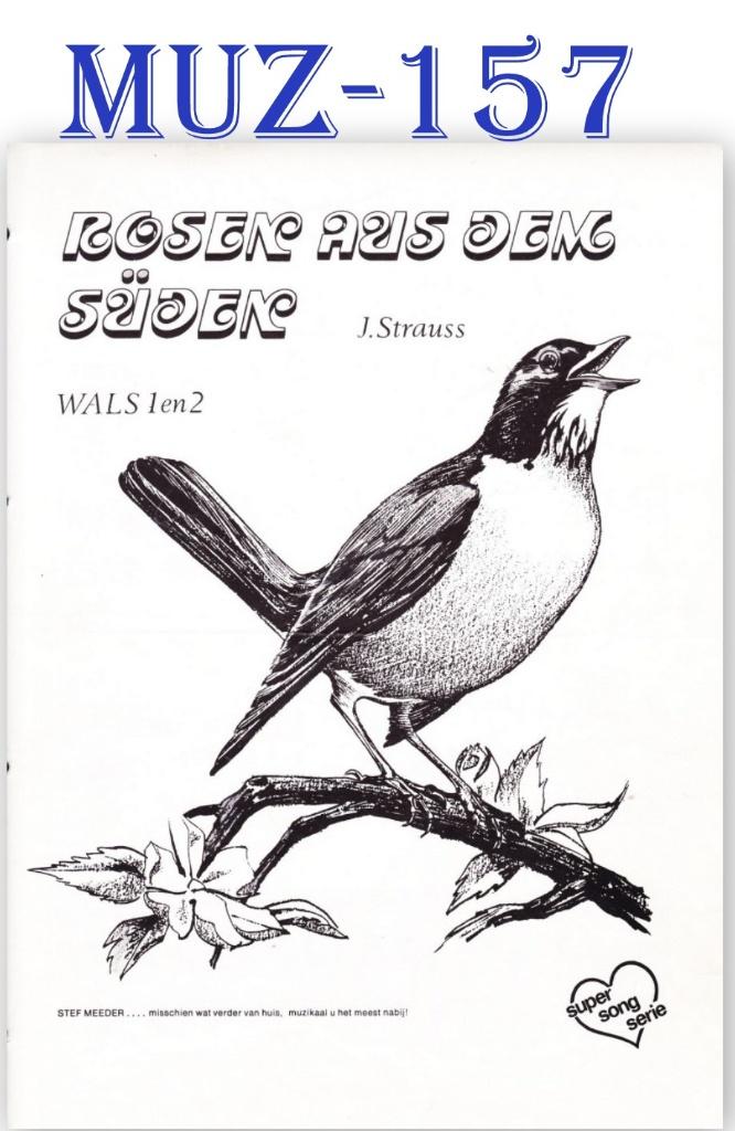 MUZ157 Bladmuziek Roden Aus Dem Süden, Gebruikt, Orgel, Ophalen of Verzenden, Artiest of Componist