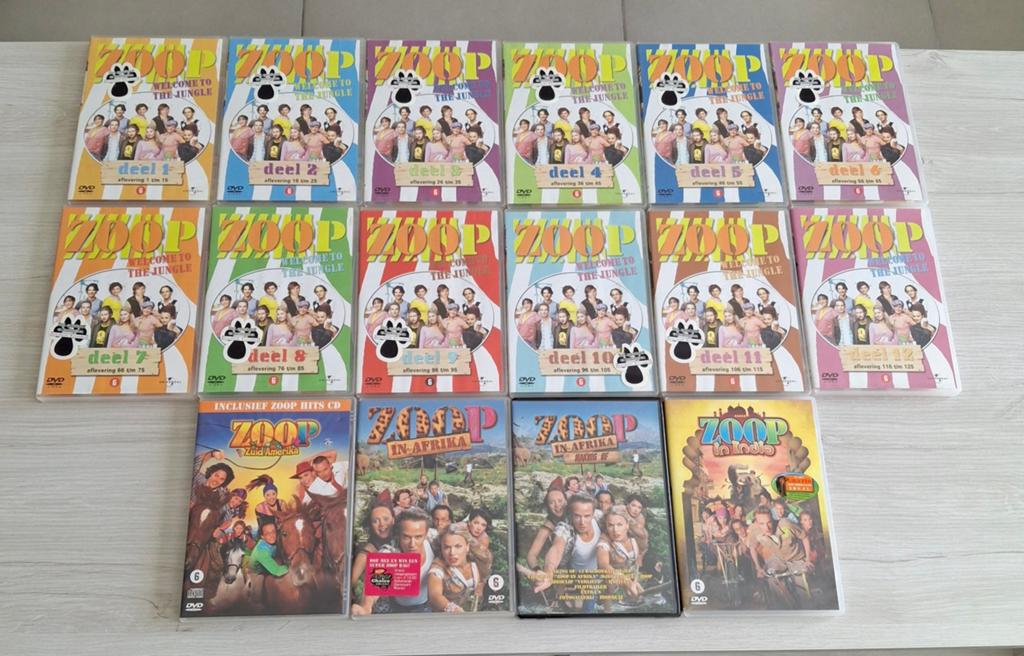 Complete jeugd serie zoop inclusief alle speelfilms, Alle leeftijden, Ophalen of Verzenden, Zo goed als nieuw