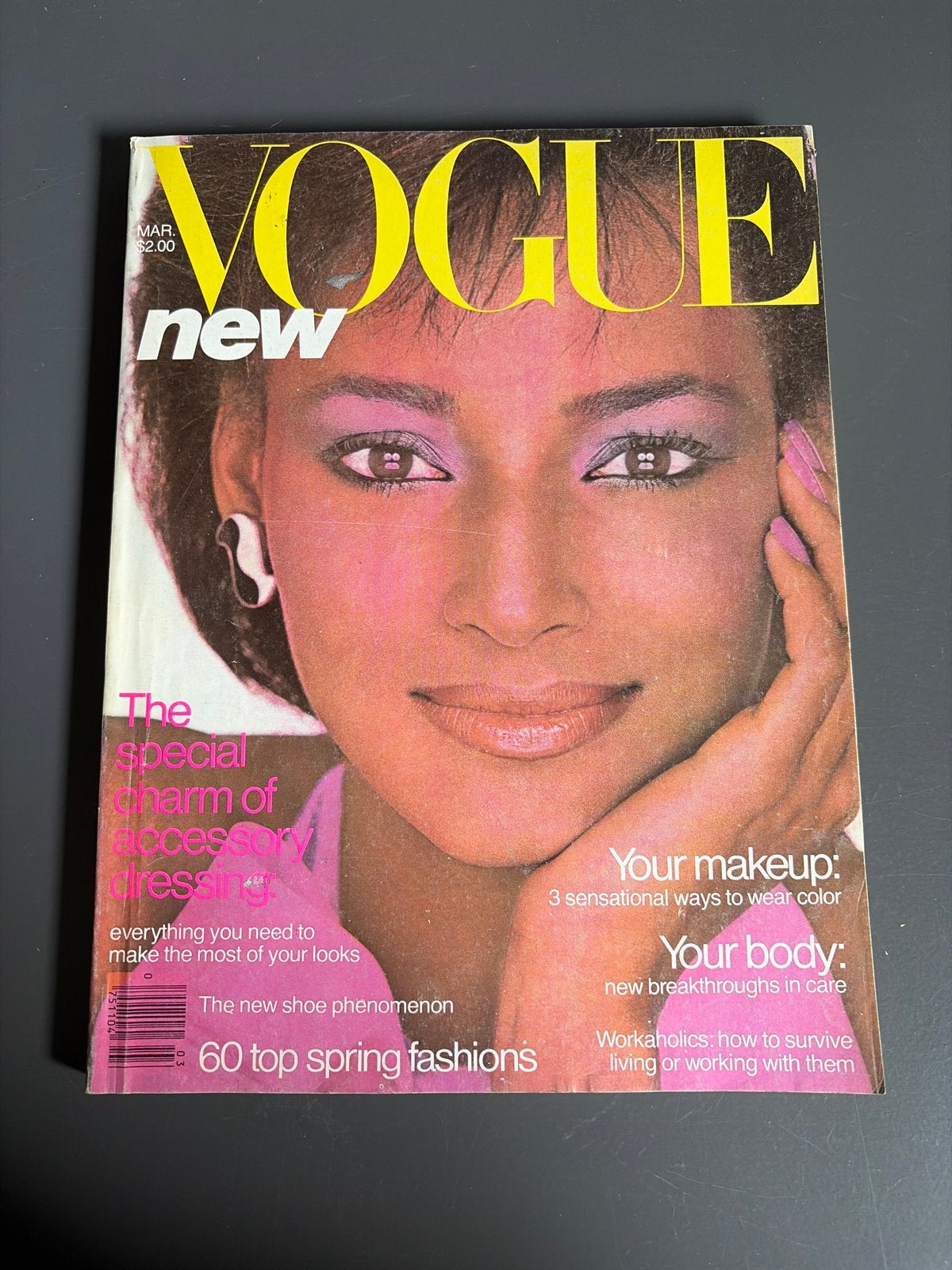 Vintage US Vogue Maart 1980 - Vintage Mode & Lifestyle, Boeken, Ophalen of Verzenden, Gelezen, Damesbladen