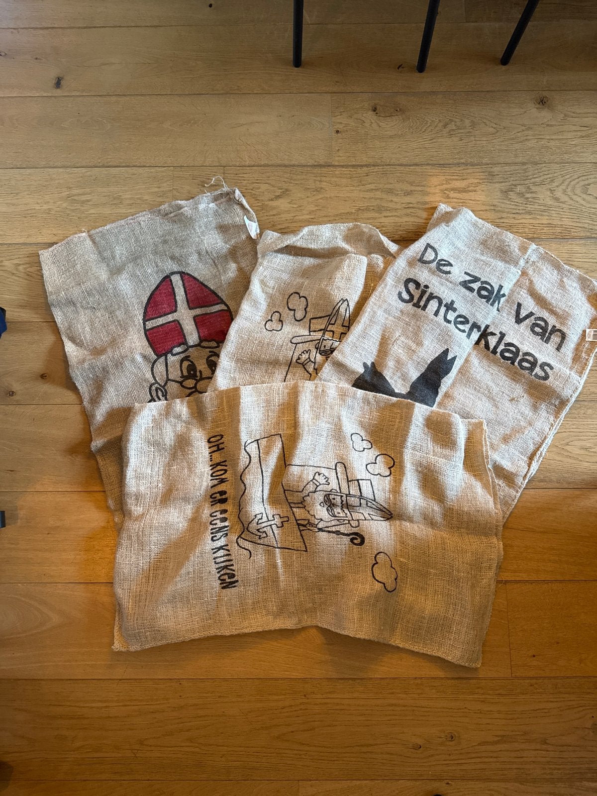 Jute zakken Sinterklaas, Ophalen of Verzenden, Zo goed als nieuw