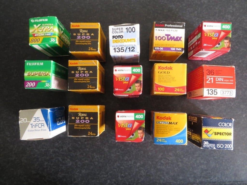 Fotorolletjes diversen, Ophalen of Verzenden, Spiegelreflex, Overige Merken
