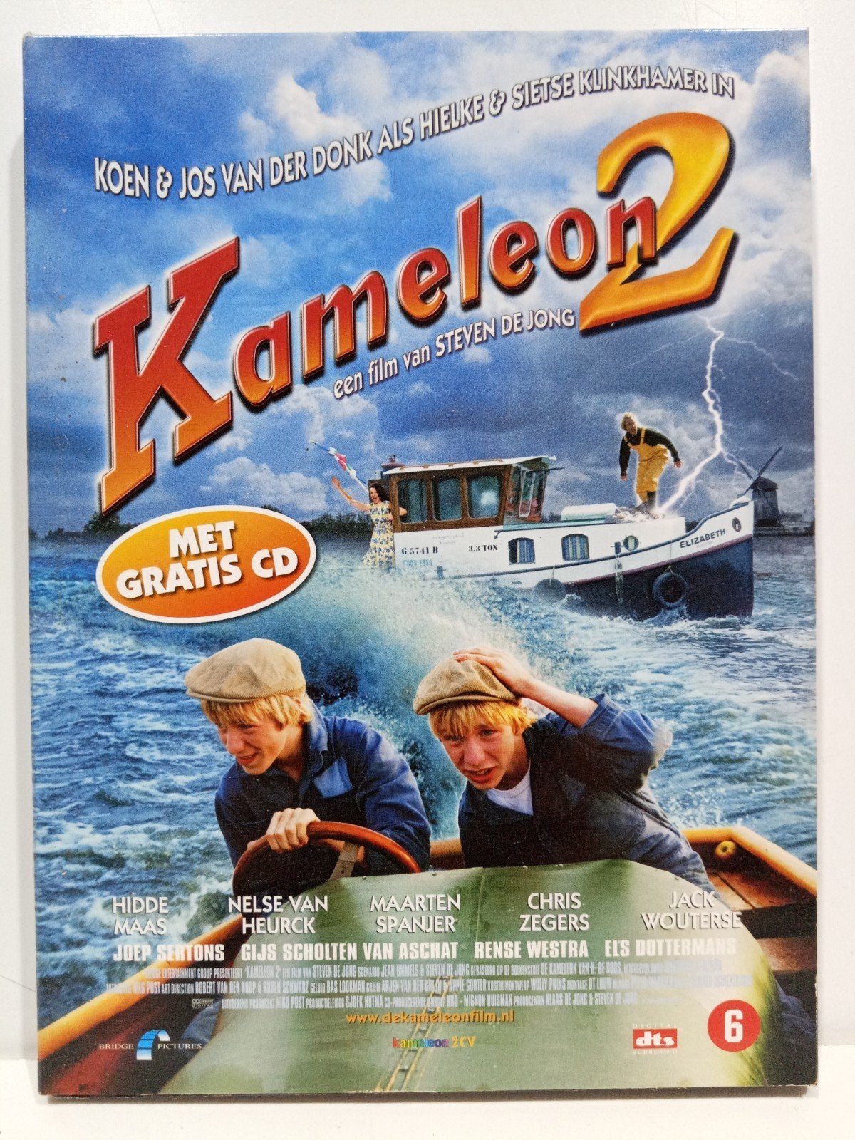 Kameleon 2 DVD - Avontuurlijke familiefilm met gratis CD, Nederlands, Zo goed als nieuw, Vanaf 6 jaar, Familie