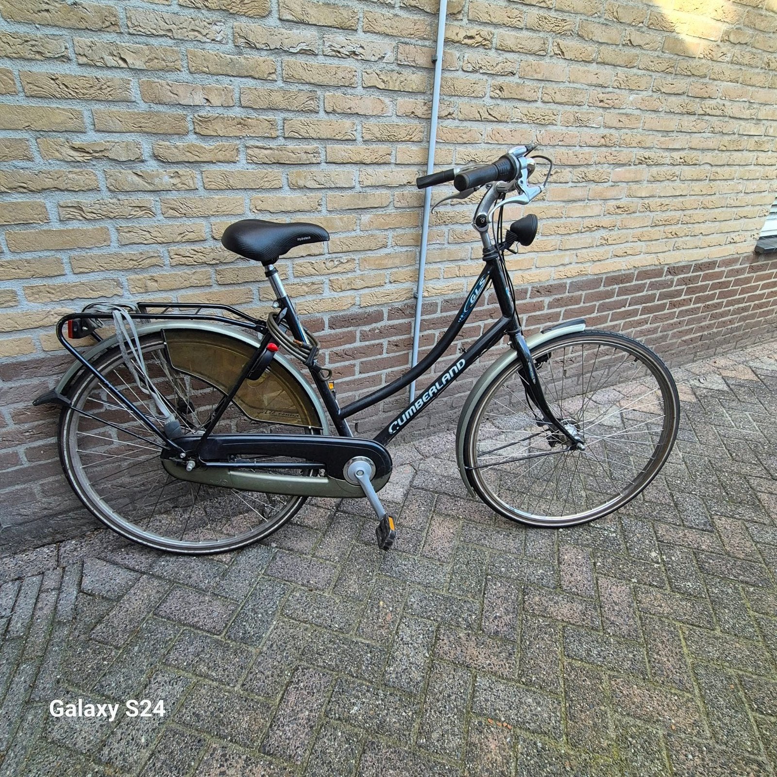 fiets met 7 versnellingen stadsfiets lage instap Cumberland, Gebruikt, (Extra) lage instap, 56 cm of meer, Trommelrem