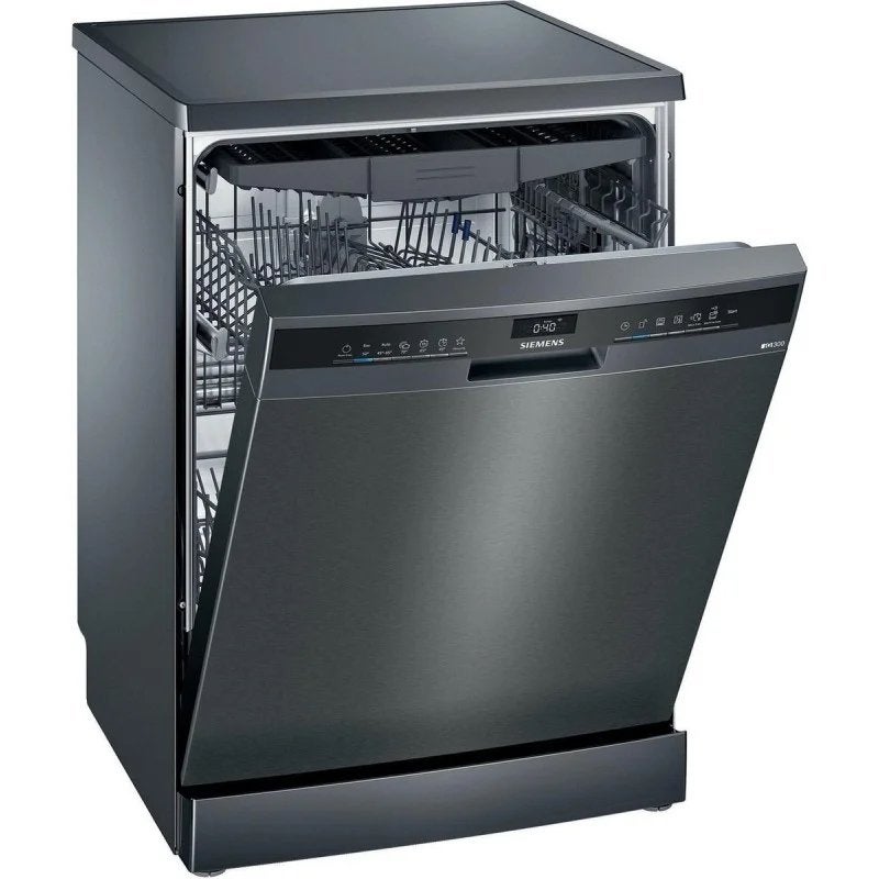 Siemens SN23EC14CE - iQ300 - Vrijstaande vaatwasser - Zwart, Witgoed en Apparatuur, Ophalen, Zo goed als nieuw, Minder dan 85 cm