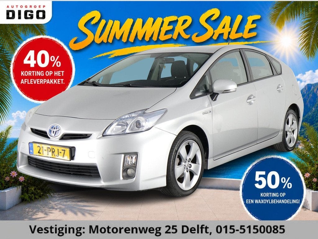 Toyota Prius 1.8 HYBRIDE AUTOMAAT ASPIRATION 100% DEALERAUTO, Auto's, Toyota, Bedrijf, Te koop, Prius, ABS, Airbags, Airconditioning