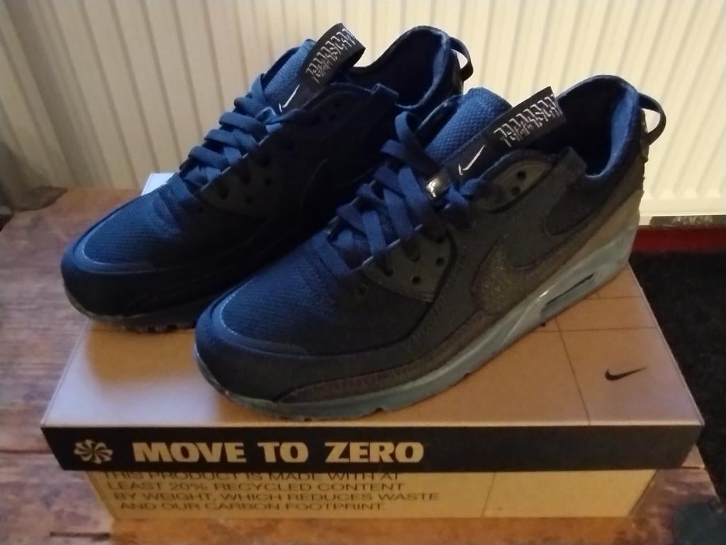 Nike Air Max 90 Terrascape Triple Black maat 42,5, Ophalen, Zwart, Nike, Nieuw