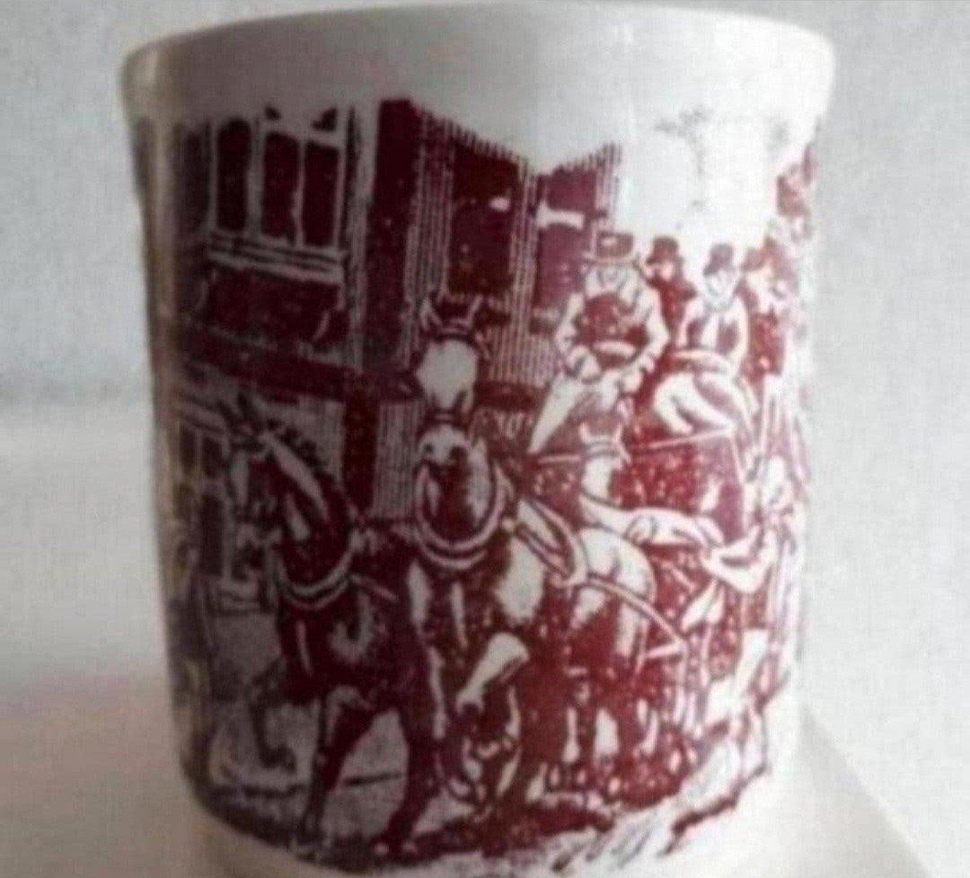 Vintage Cartwights of England Staffordshire Mok, Gebruikt, Overige merken, Keramiek, Vintage