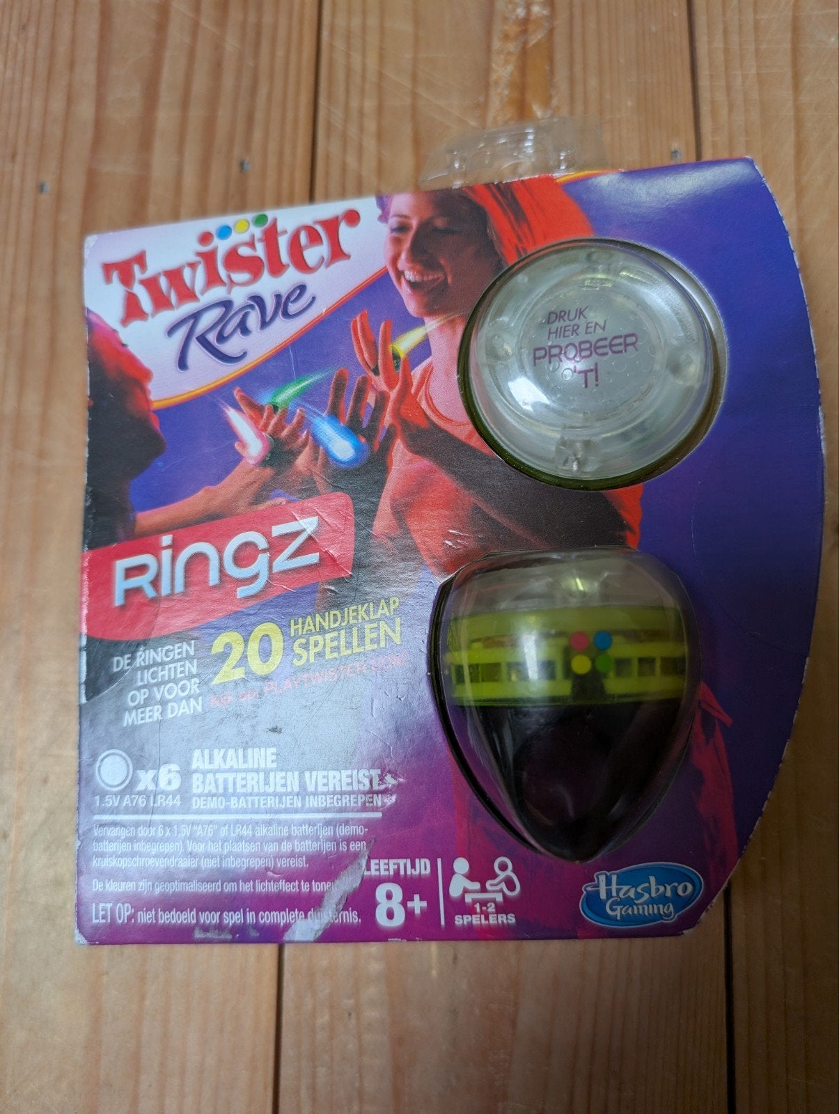 Twister Rave Ringz - Nieuw in verpakking, Een of twee spelers, Ophalen of Verzenden, Nieuw, Hasbro Gaming
