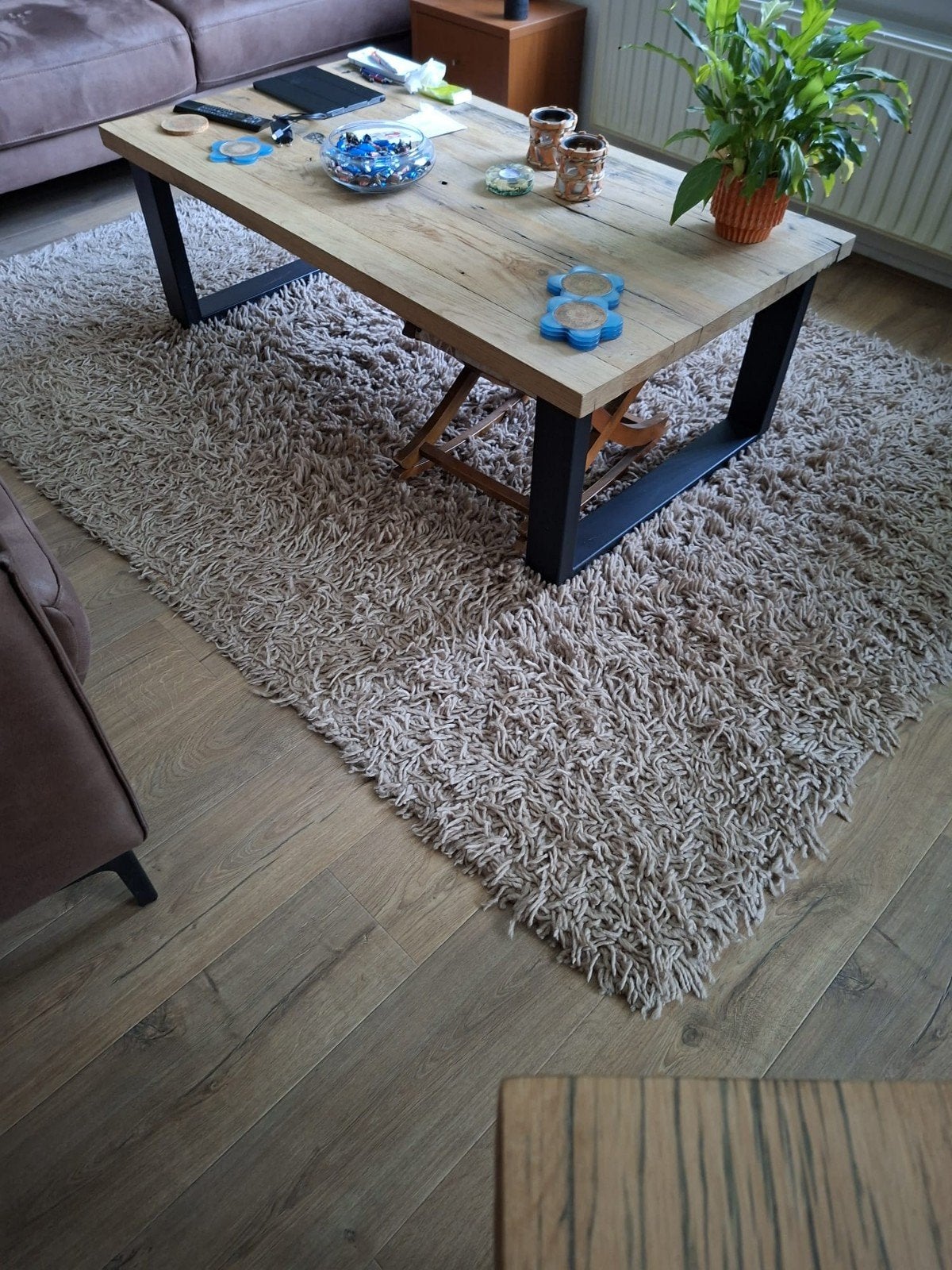 Dutch Carpets Vloerkleed - Beige - 160x230 cm, Ophalen, Gebruikt, Beige, 150 tot 200 cm