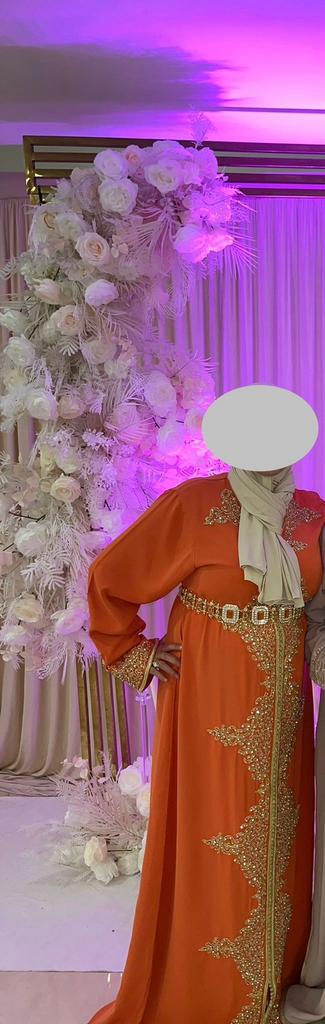 Mooie oranje kaftan zgan!, Ophalen of Verzenden, Zo goed als nieuw, Oranje, Overige typen