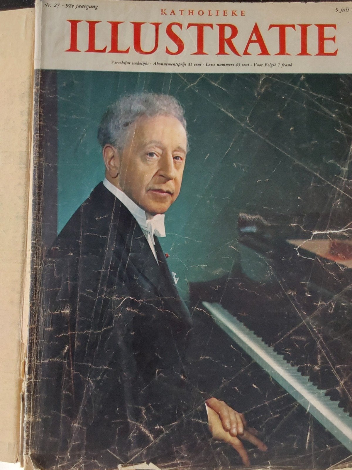 Ingebonden Katholieke Illustratie juli-dec 1958, Ophalen, Gelezen