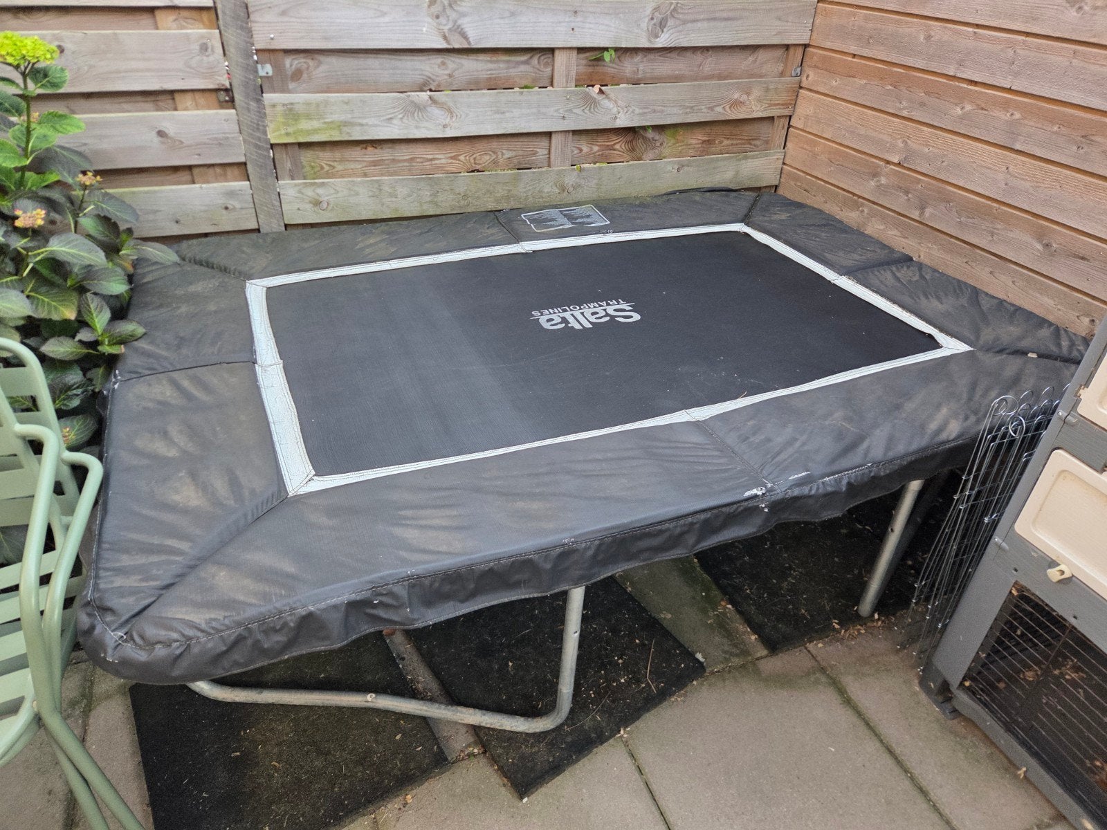 Salta Trampoline Rechthoekig - Gebruikt, Ophalen, Gebruikt