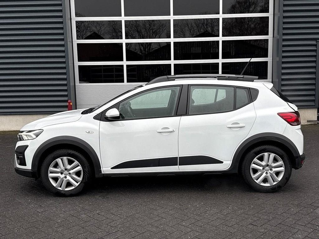 Dacia Sandero Stepway 1.0 TCe 90 Expression, navigatie, trek, Euro 6, Wit, Origineel Nederlands, 91 pk