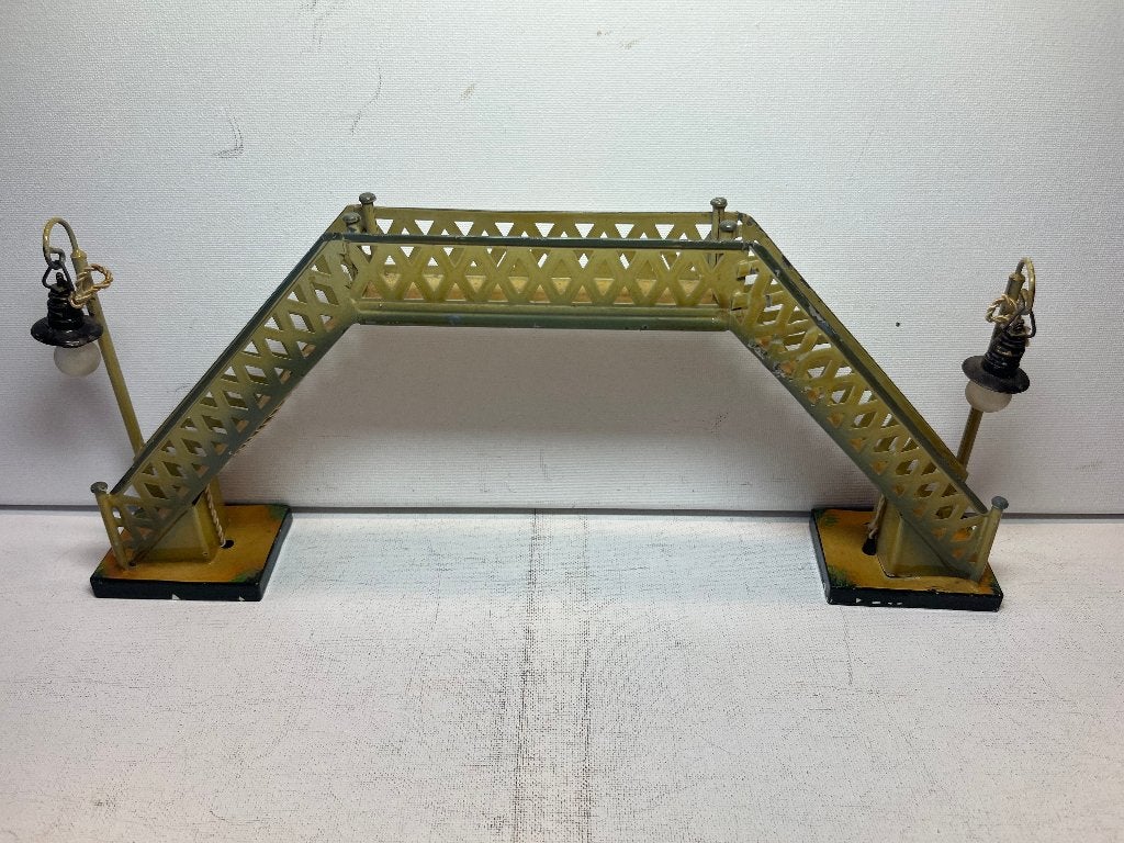 KIBRI voetgangersbrug Spoor 0. passend bij Märklin en Bing., Verzenden