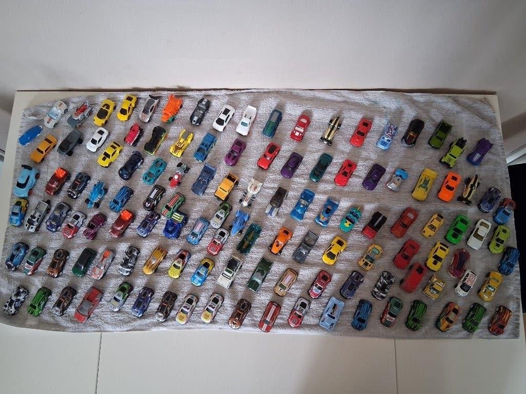 Partij speelgoedauto's 130+ stuks – o.a. zgan Hot Wheels, Ophalen of Verzenden, Zo goed als nieuw